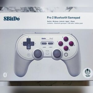 Pro 2 Bluetooth Gamepad - White and Purple